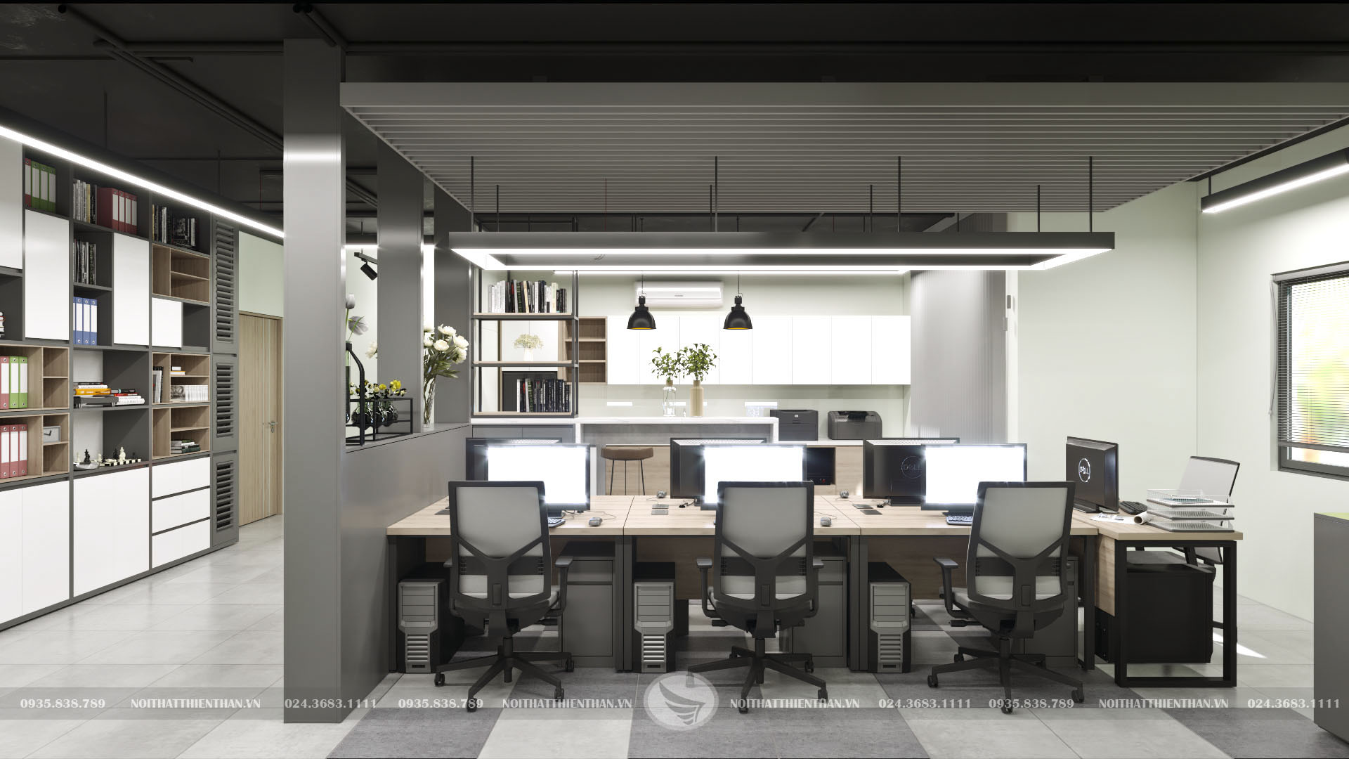 thiết kế văn phòng cao cấp