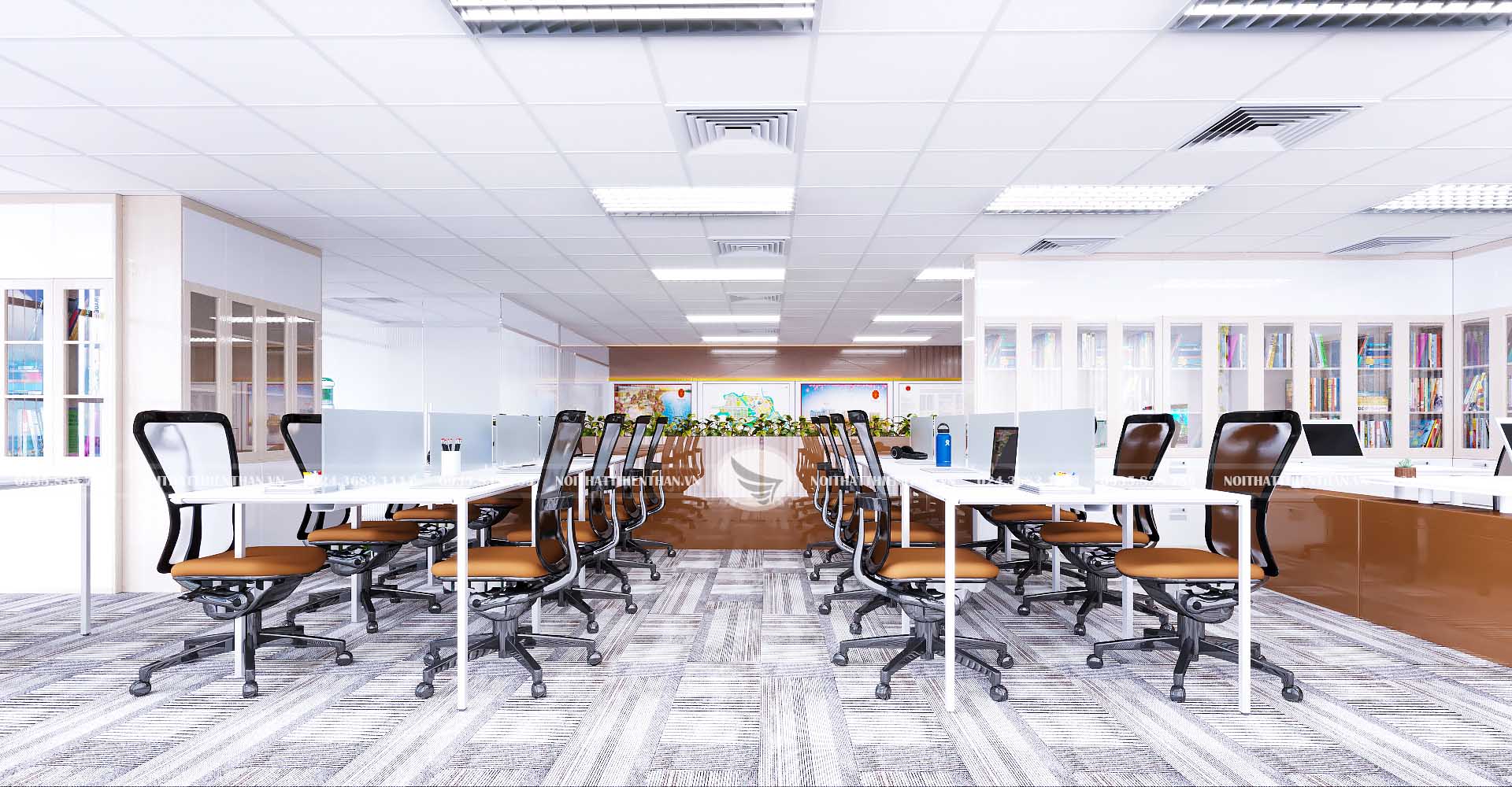 thiết kế thi công nội thất văn phòng