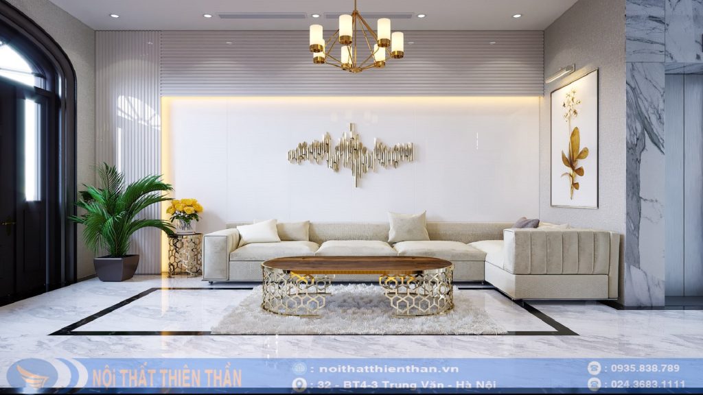 thiết kế phòng khách nhà phố