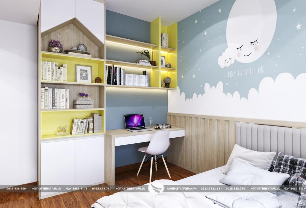 phòng ngủ cho bé gái 13 tuổi