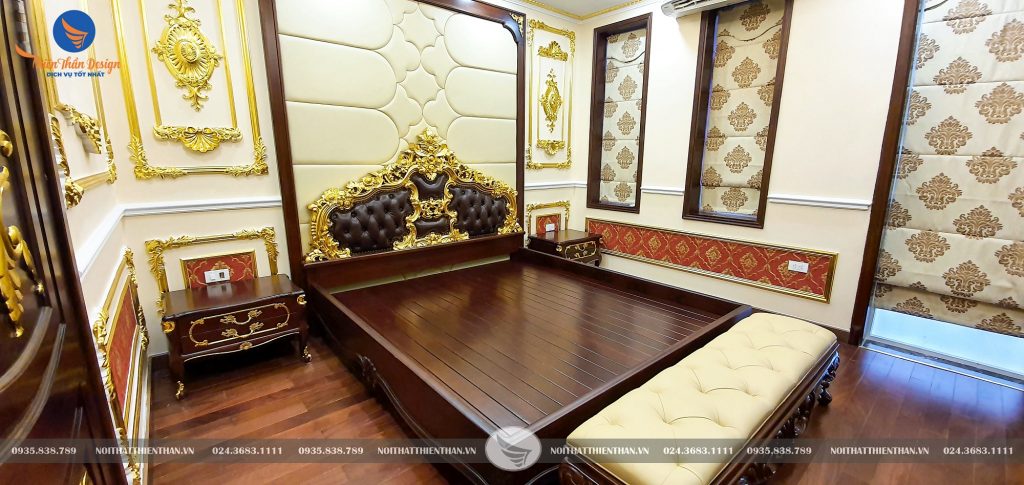 phòng ngủ master tân cổ điển