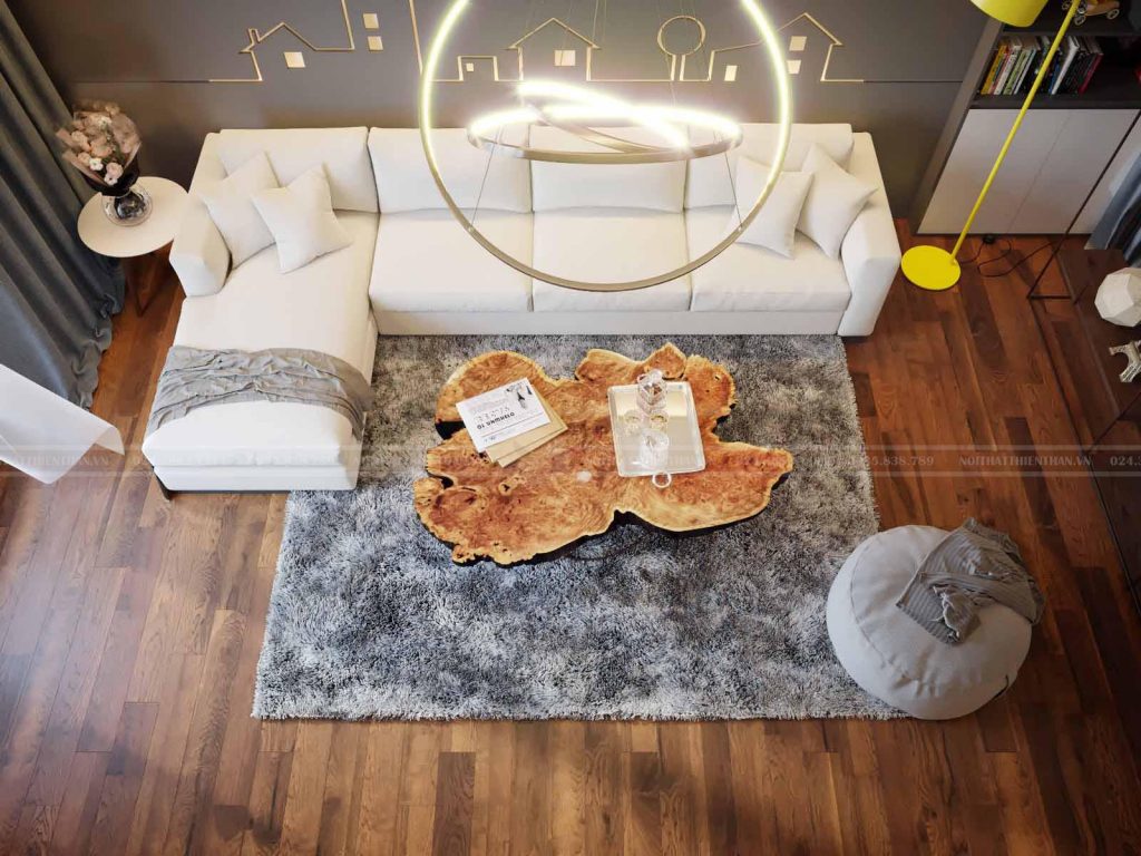 nội thất phòng khách nhà ống 4m