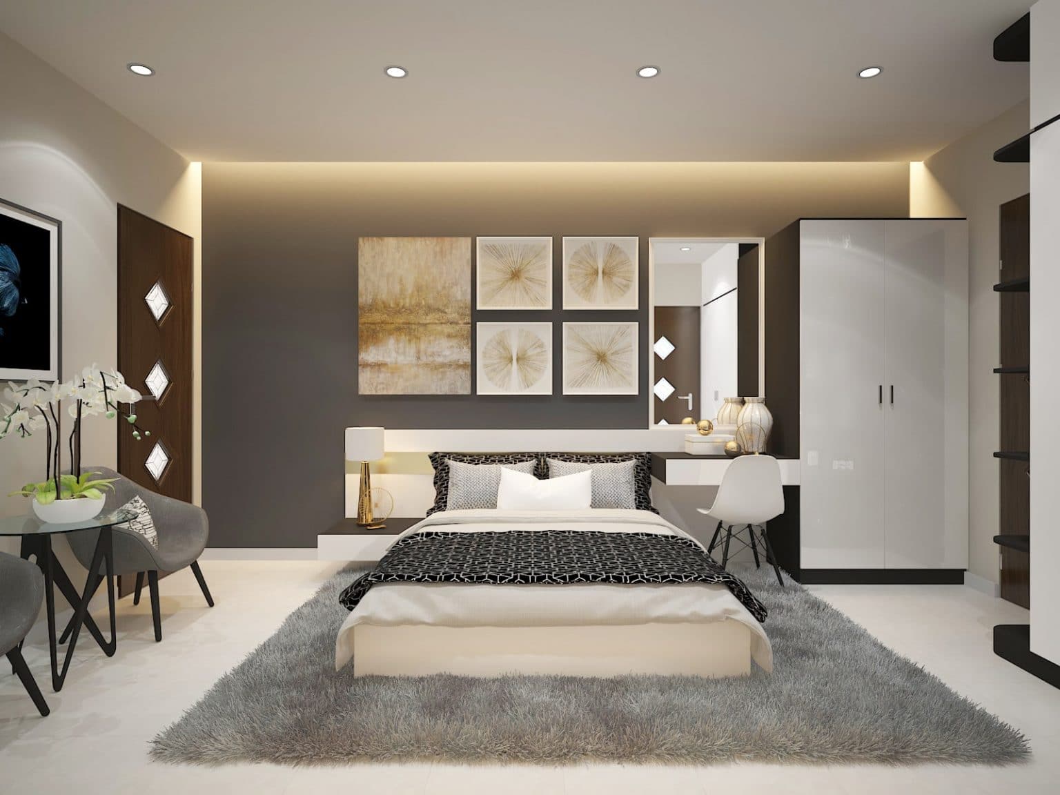 phòng ngủ master 40m2