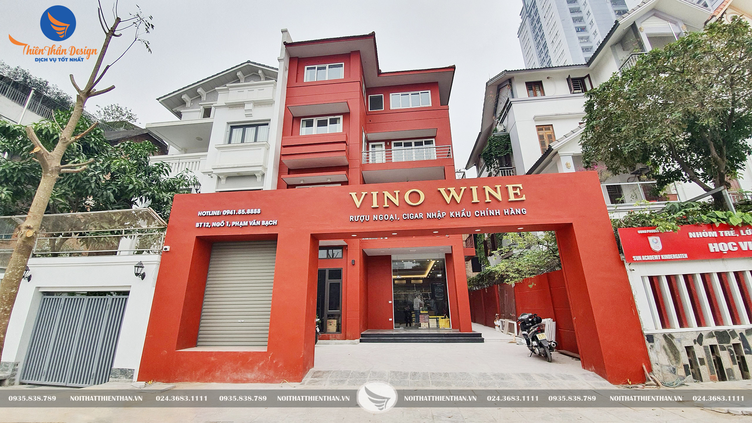 thiết kế shop đẹp quán rượu