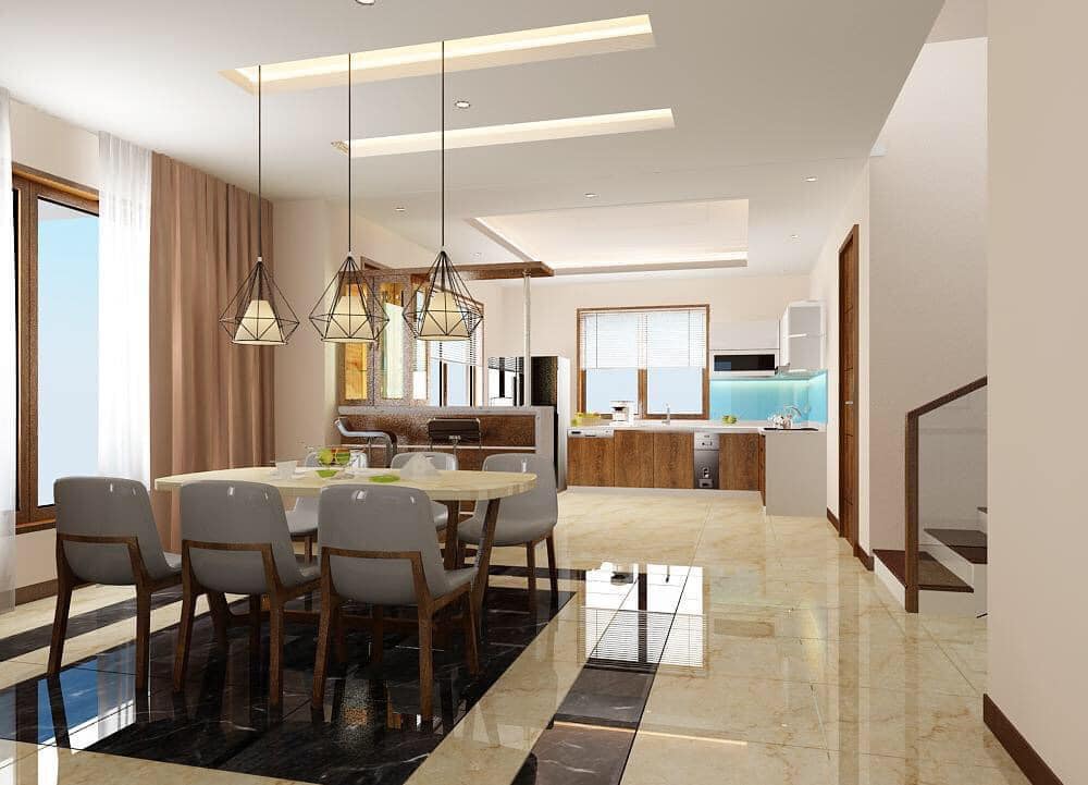 thiết kế phòng bếp