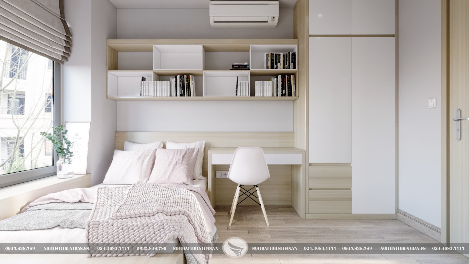 thiết kế nội thất phòng ngủ đẹp