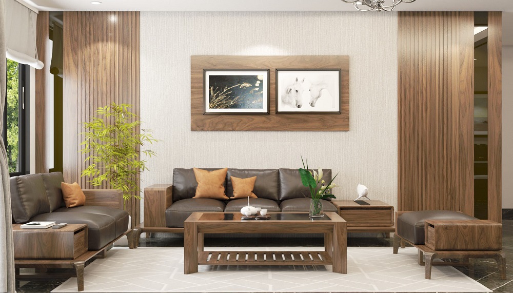 trang trí phòng khách nhà cấp 4