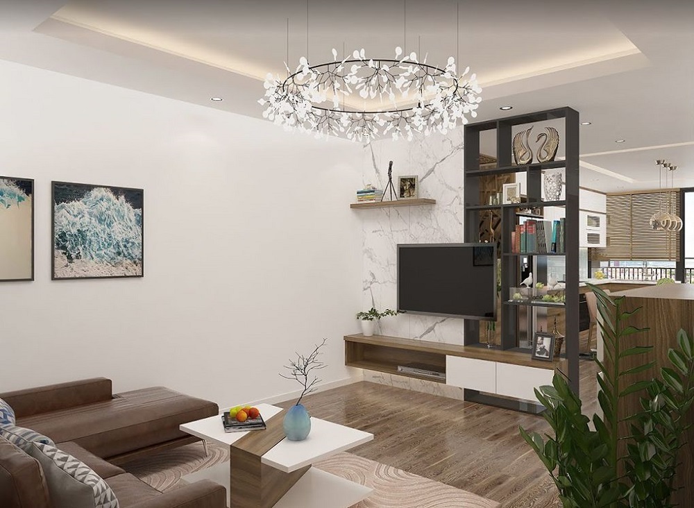 phòng khách nhà cấp 4 đẹp