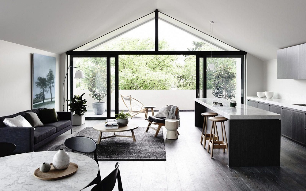 nội thất phòng khách nhà cấp 4 đẹp