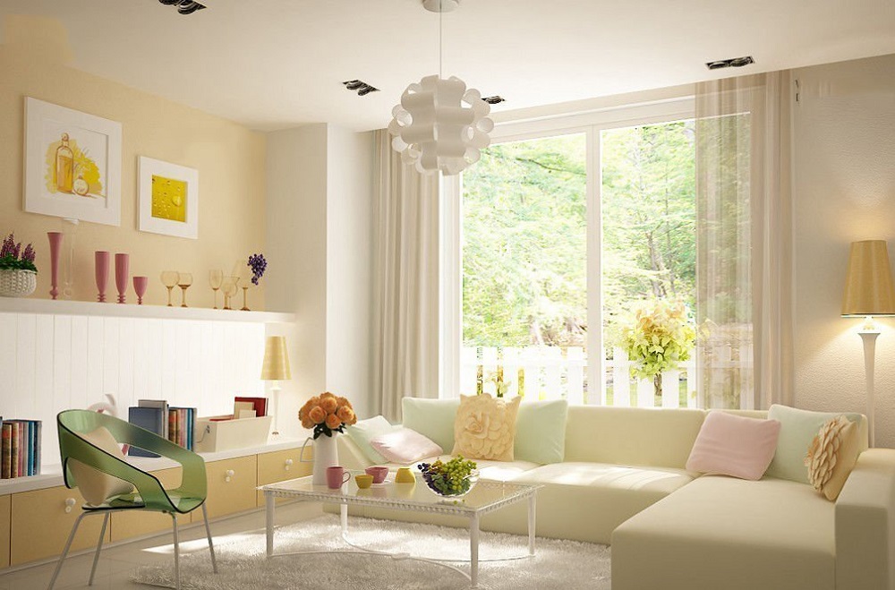 trang trí phòng khách nhỏ nhà cấp 4