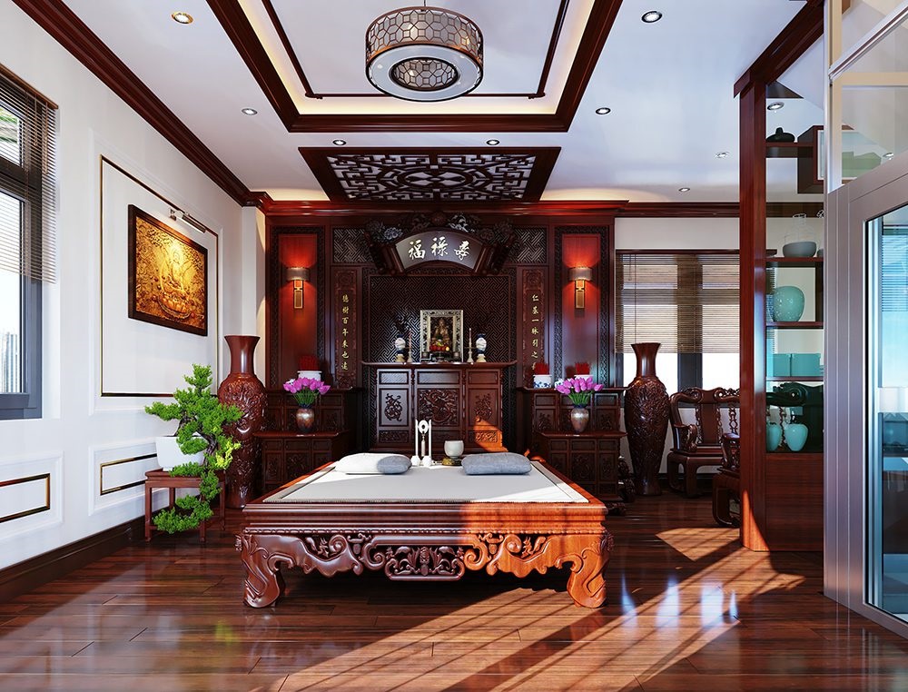 thiết kế phòng thờ theo phong thuỷ