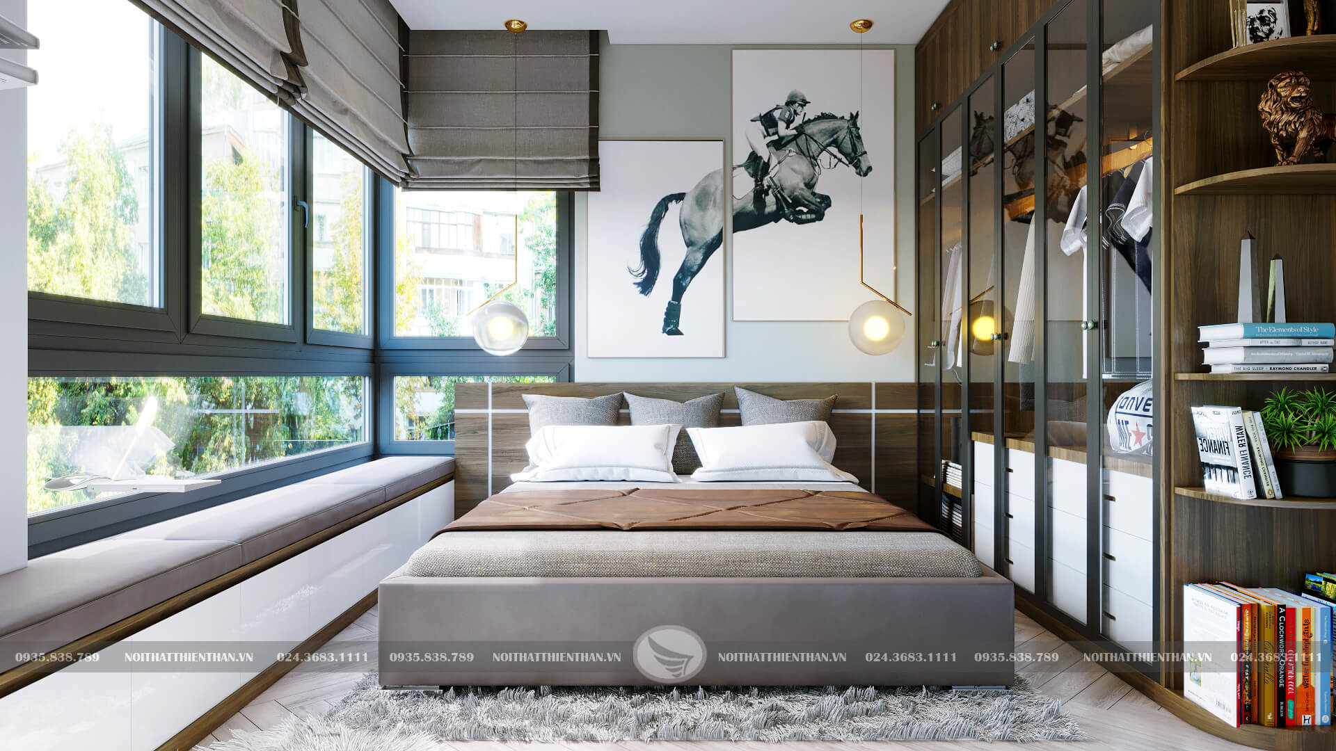 nội thất phong cách hiện đại 