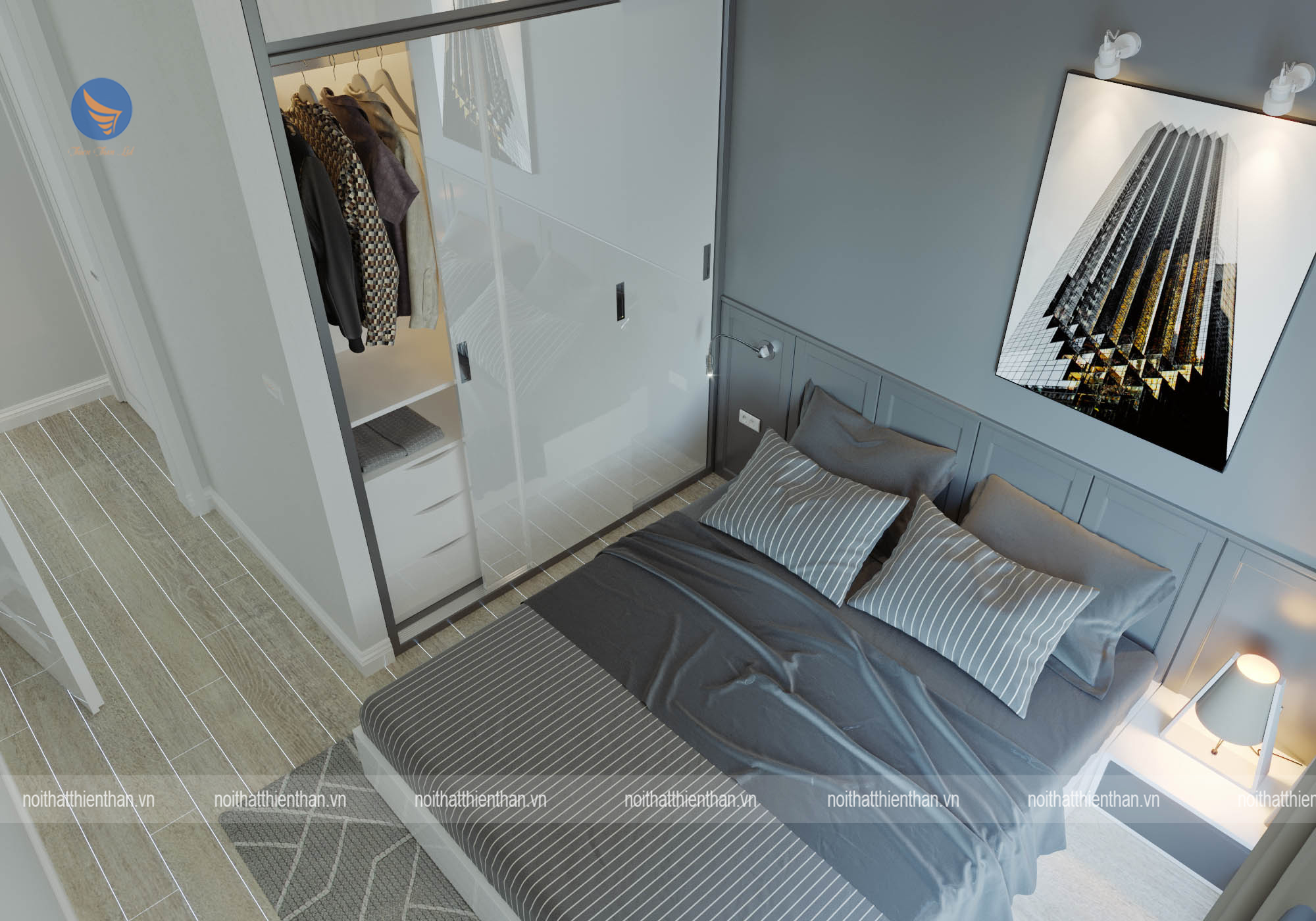 noi that chung cu dien tich nho dep toi gian