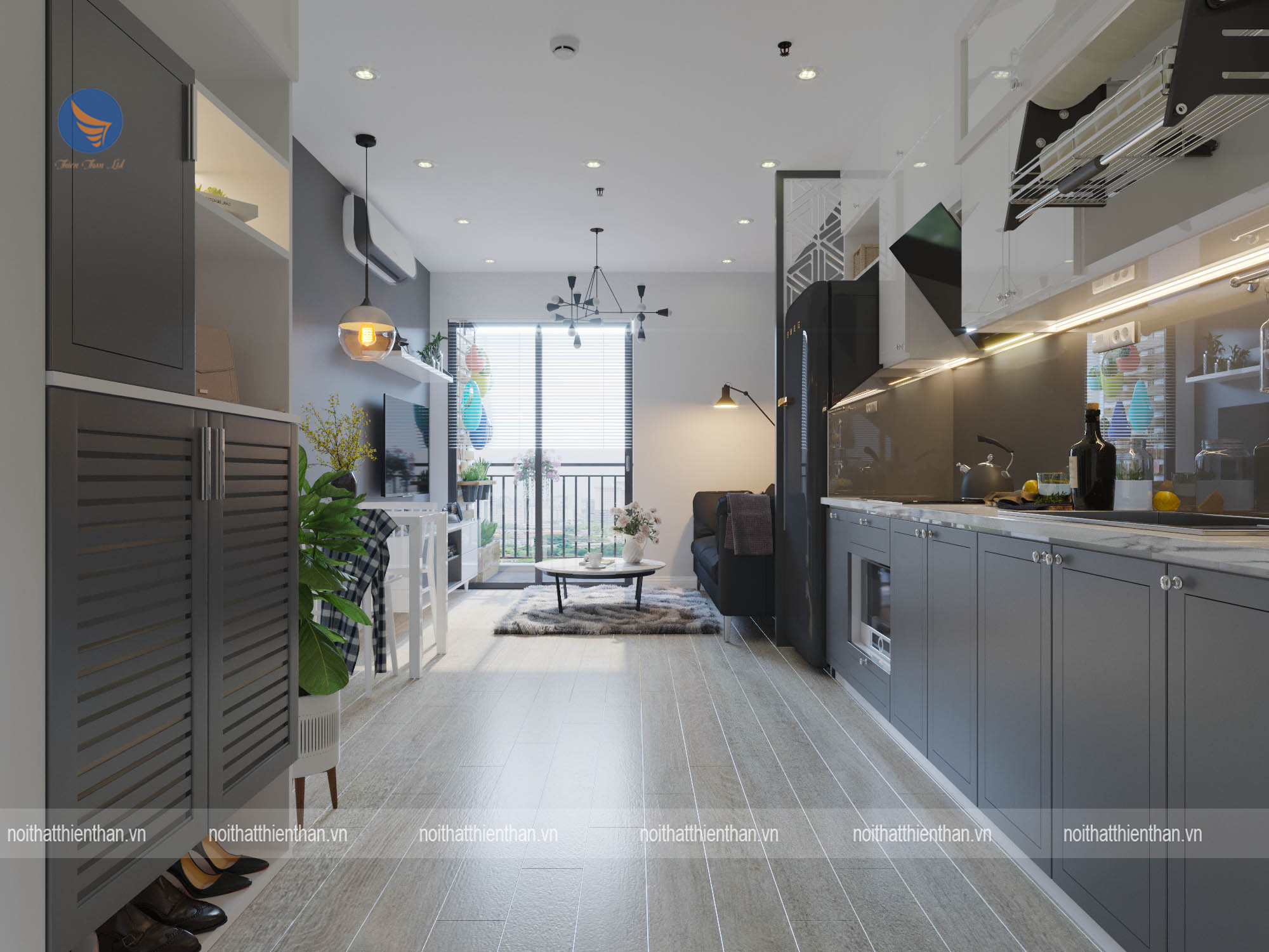 noi that chung cu dien tich nho dep 