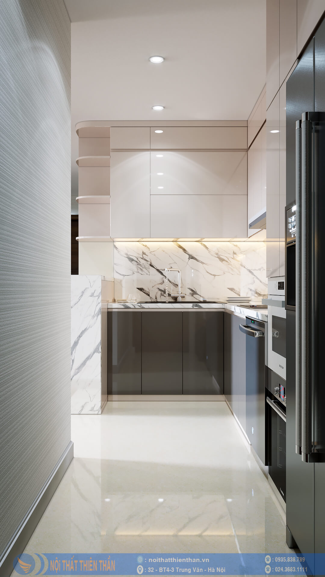 các bố trí nội thất phòng bếp hợp phong thủy