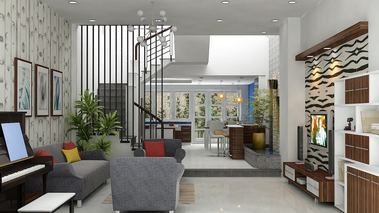 thiet ke noi that nha ong 2 tang nhieu anh sang